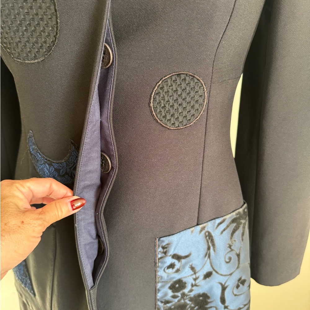 Love Moschino Cheap And Chic Patchwork Blazer 6 - image 6